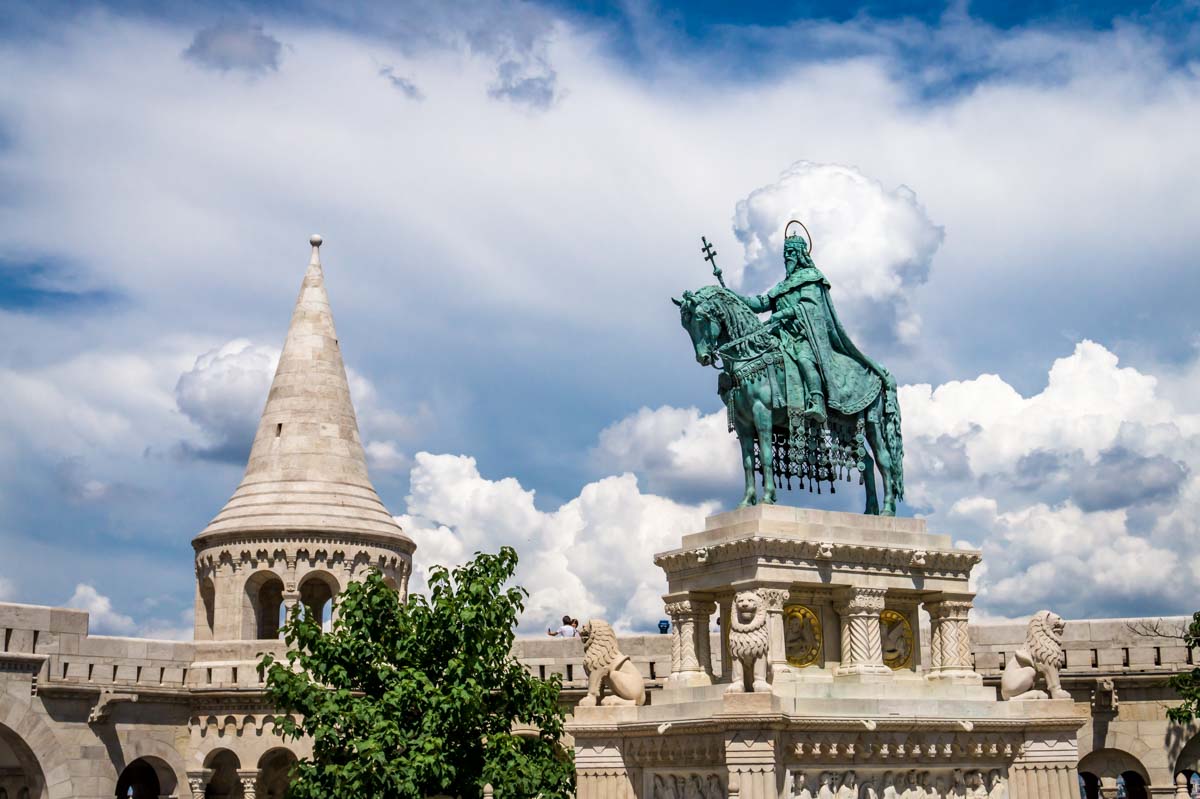 Saint Istvan Statue, Budapest, Hungary