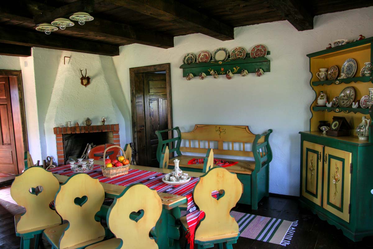 Traditional guest house, Romania,