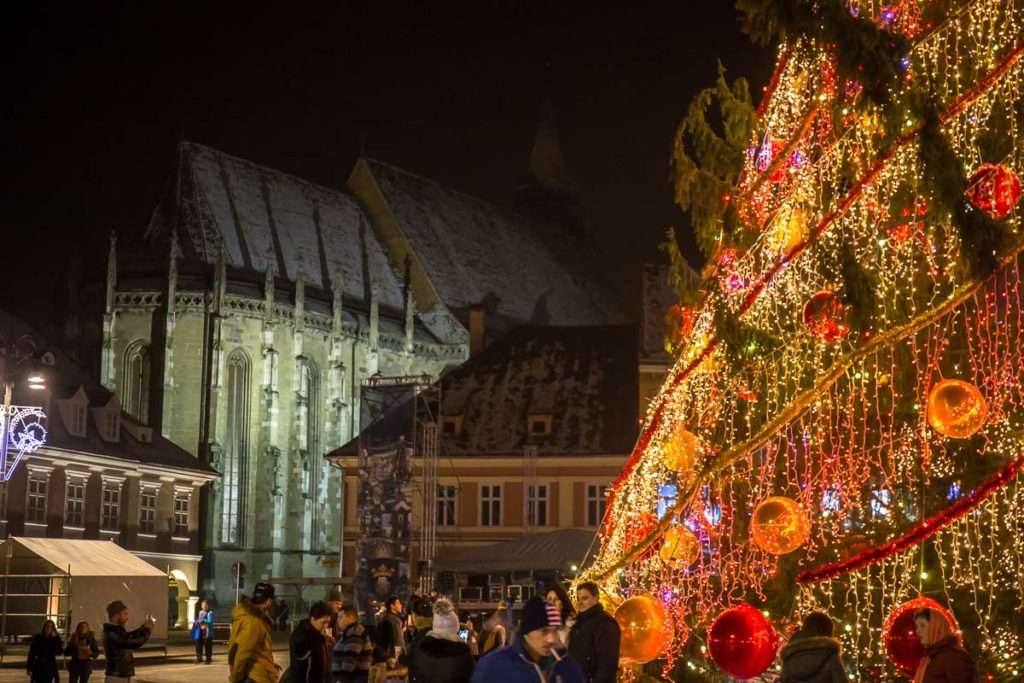 Christmas in Brasov, Transylvania, Romania