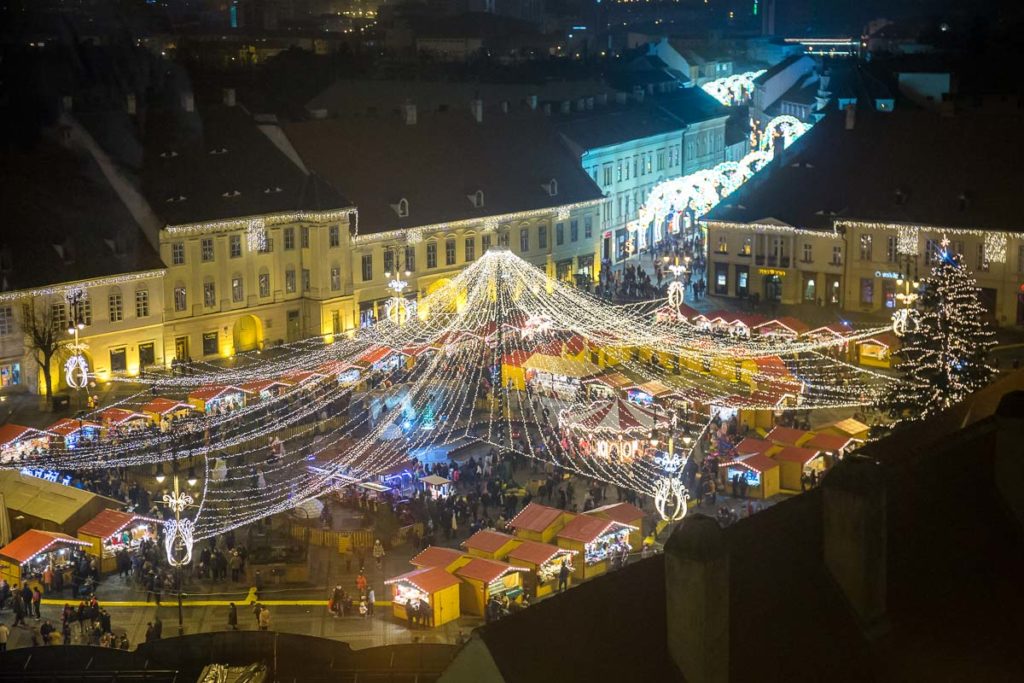 Sibiu Christmas Market, Transylvania, Romania